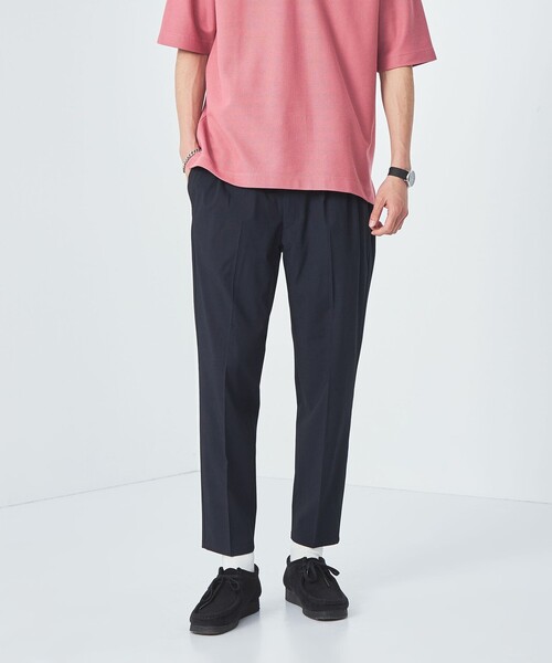 green label relaxing（グリーンレーベルリラクシング）の「【WEB限定】JUSTFIT TR 2プリーツ スラックス パンツ（スラックス・メンズ・ベージュ/ネイビー/ブラック/グレー・S/XL/L/M）」の16枚目の写真