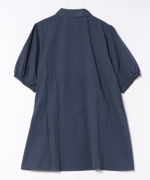 3.3 Field Trip （3.3フィールドトリップ）の「3.3 Field Trip／シャーリングパフワンピース（シャツワンピース・レディース・ブルー/ホワイト・FREE）」の3枚目の写真