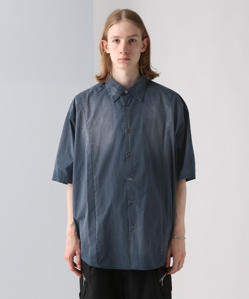 HARE（ハレ）の「ブラストカコウオーバーシャツ(HARE)（シャツ/ブラウス・メンズ・ブラック/ブルー・FREE）」の8枚目の写真