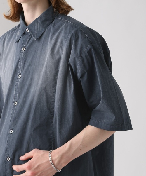 HARE（ハレ）の「ブラストカコウオーバーシャツ(HARE)（シャツ/ブラウス・メンズ・ブラック/ブルー・FREE）」の12枚目の写真