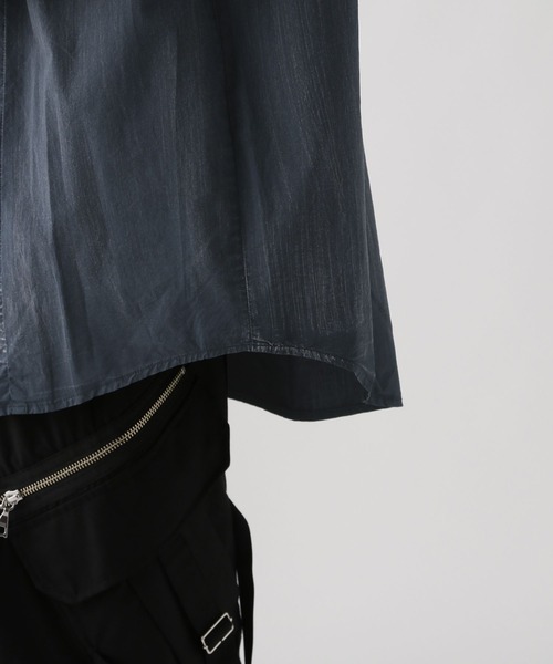 HARE（ハレ）の「ブラストカコウオーバーシャツ(HARE)（シャツ/ブラウス・メンズ・ブラック/ブルー・FREE）」の13枚目の写真