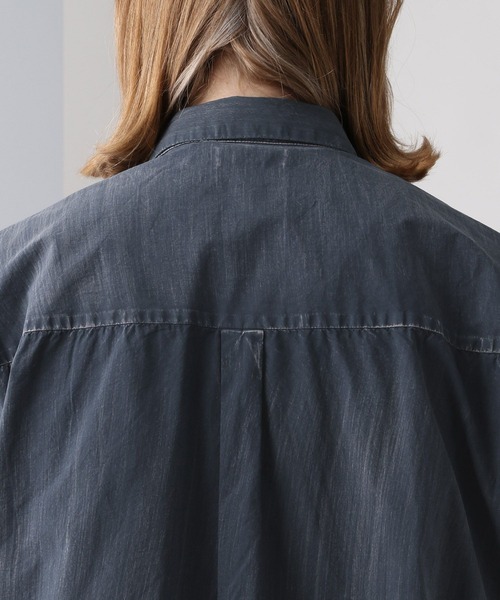 HARE（ハレ）の「ブラストカコウオーバーシャツ(HARE)（シャツ/ブラウス・メンズ・ブラック/ブルー・FREE）」の14枚目の写真