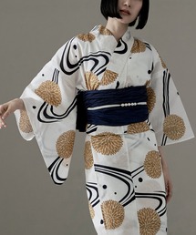 浴衣セット セパレート 着付けのいらない二部式浴衣＋帯 2点SET