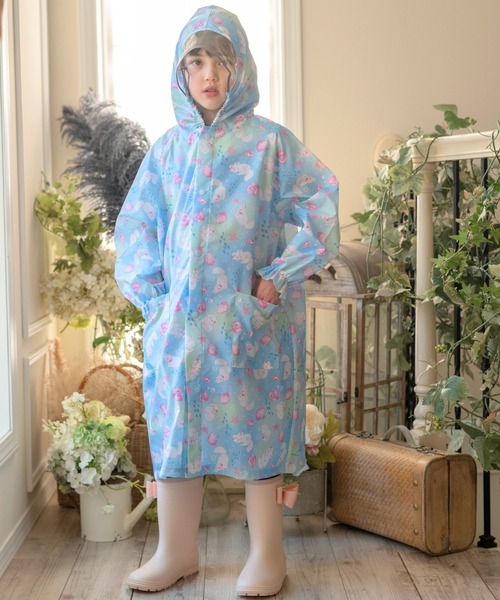 Catherine Cottage（キャサリンコテージ）の「ネコ柄 レインコート（レインコート/ポンチョ・キッズ・ブルー系2・S/M）」の22枚目の写真