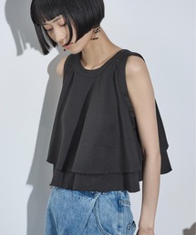 THE YOn | カットオフフリルティアードアメスリブラウス(シャツ/ブラウス)