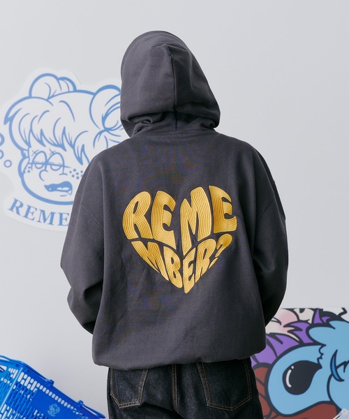 Rememberハート刺繍パーカー（パーカー）｜Remember.（リ