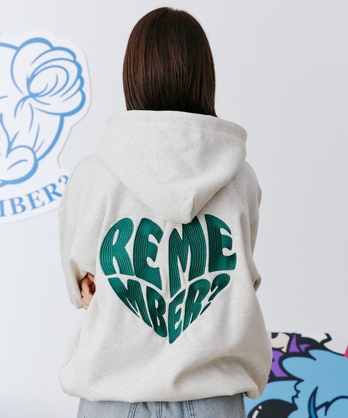rememberパーカー Remember. パーカー Remember LOVE Zip Hoodie / リメンバーラブ
