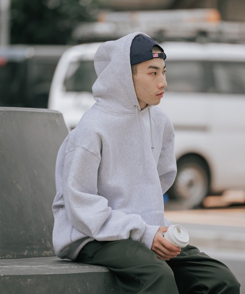 LQQK STUDIO CAMBER フーディー　パーカー　Mサイズ CAMBER/キャンバー CROSS KNIT PULLOVER HOODED PARKA(232