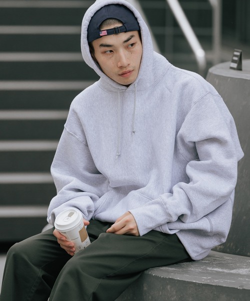 CAMBER/キャンバー CROSS KNIT PULLOVER HOODED PARKA(232) リバース