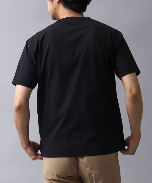 NOLLEY’S（ノーリーズ）の「【ACTIVE SECT】《限定展開 / 吸水性 / 防透け性》イージーケアファブリックパネルTシャツ（Tシャツ/カットソー・メンズ・ブラック/ダークネイビー/ホワイト・M/L/S）」の18枚目の写真