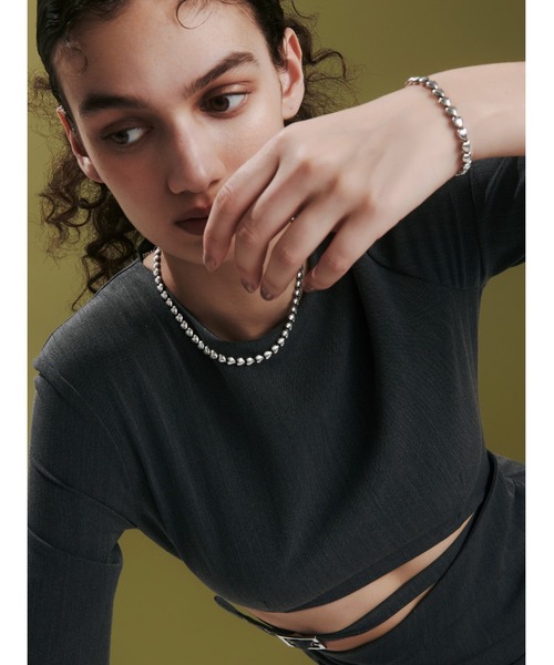 quip queint（クイップクエイント）の「【quip queint】bravery necklace/ブレイバリー ネックレス（ネックレス・レディース・シルバー・FREE）」の12枚目の写真