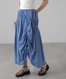 FREE'S MART | ナイロンドロストシャーリングスカート(スカート)