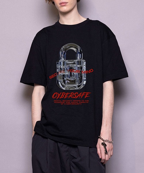 MILKBOY(ミルクボーイ)の「PAD LOCK Tシャツ(Tシャツ/カットソー・レディース・B/A・FREE)」の2枚目の写真