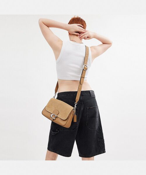 COACH（コーチ）の「ソフト タビー ショルダー バッグ・リベット 