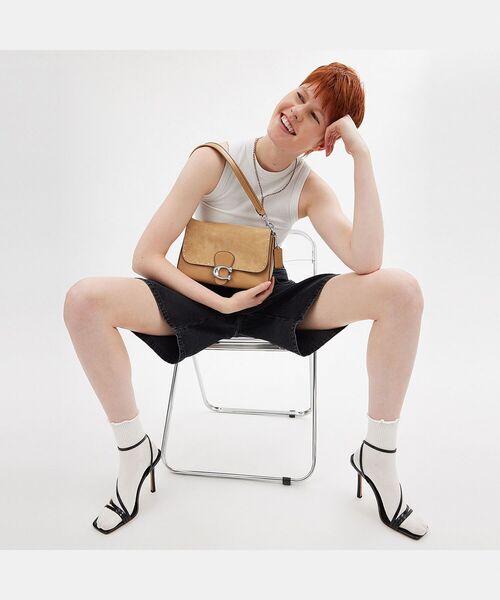 COACH（コーチ）の「ソフト タビー ショルダー バッグ・リベット 