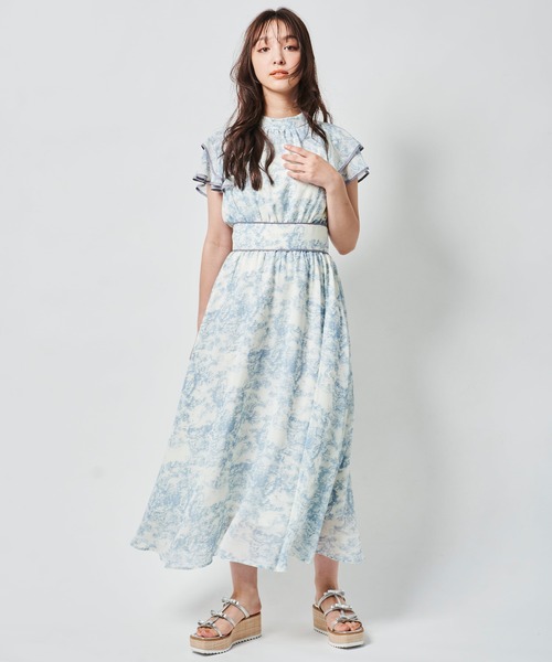 【セール】パイピングボウタイワンピース（ワンピース）｜31 Sons de mode（トランテアン ソン ドゥ モード）