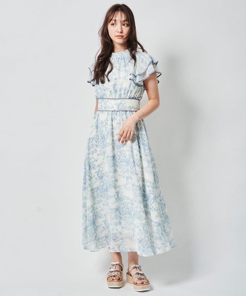 【セール】パイピングボウタイワンピース（ワンピース）｜31 Sons de mode（トランテアン ソン ドゥ モード）