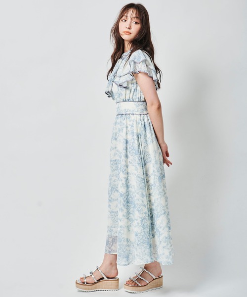 【セール】パイピングボウタイワンピース（ワンピース）｜31 Sons de mode（トランテアン ソン ドゥ モード）