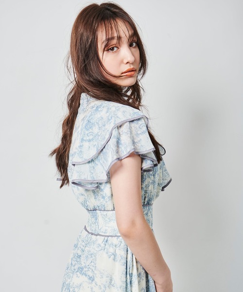 【セール】パイピングボウタイワンピース（ワンピース）｜31 Sons de mode（トランテアン ソン ドゥ モード）