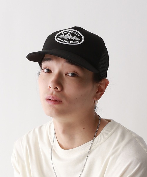 RAGEBLUE（レイジブルー）の「トラッカーキャップ/メッシュキャップ（キャップ・メンズ・ネイビー/ホワイト/ブラック・FREE）」の9枚目の写真