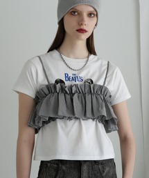 CREOLME | (CREOLME)ギンガムチェックフリルキャミソール(キャミソール)