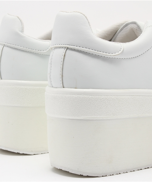 WEGO（ウィゴー）の「WEGO/厚底ベーシックスニーカー（スニーカー・レディース・ホワイト/ブラック・LARGE/X-LARGE/MEDIUM）」の11枚目の写真