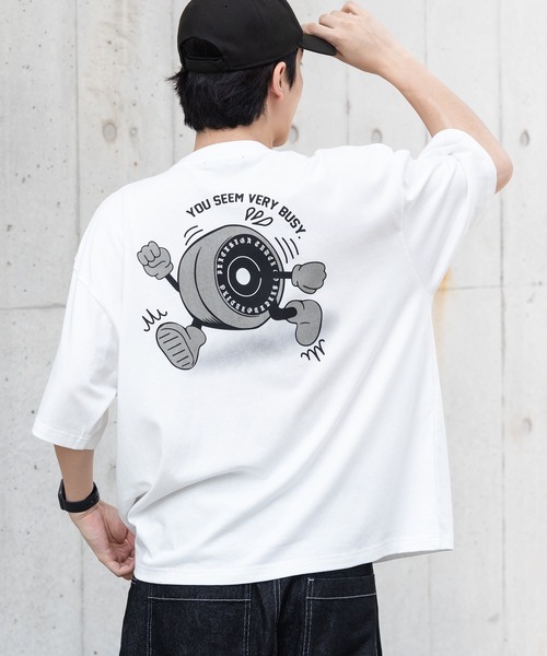 kutir(クティール)の「アソートグラフィックプリントTEE(Tシャツ/カットソー・メンズ・オフホワイト/ブラック系その他/ホワイト系その他/ブラック・LARGE/MEDIUM)」の5枚目の写真