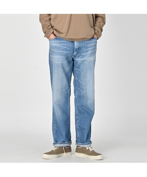 45R(フォーティファイブアール)の「ライ麦デニムのクロスビー5(淡)(デニムパンツ・レディース・ブルー系その他2・31inch/32inch/34inch)」の18枚目の写真