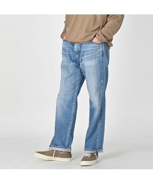 45R(フォーティファイブアール)の「ライ麦デニムのクロスビー5(淡)(デニムパンツ・レディース・ブルー系その他2・31inch/32inch/34inch)」の17枚目の写真