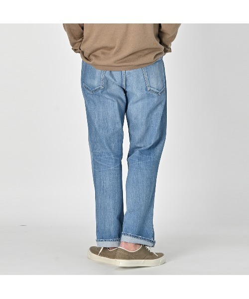 45R(フォーティファイブアール)の「ライ麦デニムのクロスビー5(淡)(デニムパンツ・レディース・ブルー系その他2・31inch/32inch/34inch)」の16枚目の写真