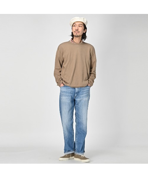 45R(フォーティファイブアール)の「ライ麦デニムのクロスビー5(淡)(デニムパンツ・レディース・ブルー系その他2・31inch/32inch/34inch)」の15枚目の写真