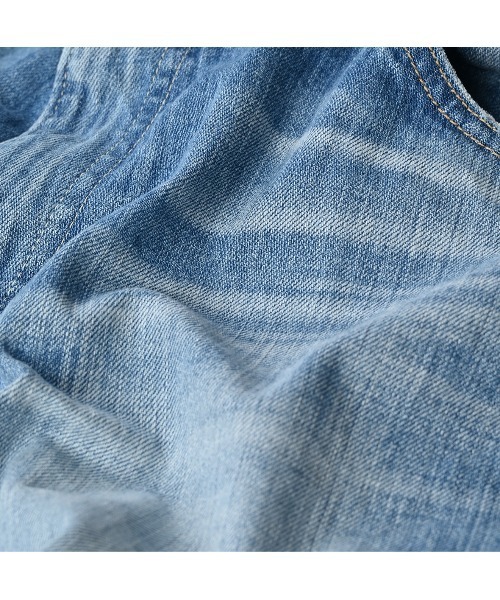 45R(フォーティファイブアール)の「ライ麦デニムのクロスビー5(淡)(デニムパンツ・レディース・ブルー系その他2・31inch/32inch/34inch)」の6枚目の写真
