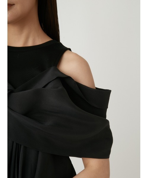 FRAY I.D（フレイアイディー）の「カットコンビペプラムトップス（T