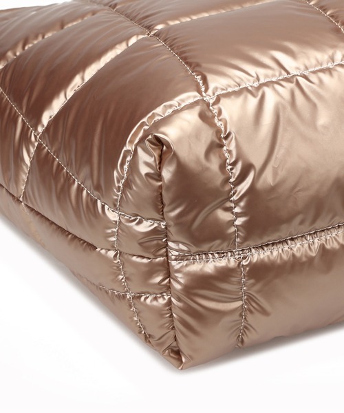 jouetie（ジュエティ）の「【jouetie/ジュエティ】メタリックナイロンキルティング　大容量　ラージトートバッグ（トートバッグ・レディース・ブラック/ネイビー/シルバー/グリーン/ピンク・FREE）」の21枚目の写真