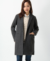 LBC | T/Rニットチェスターコート(チェスターコート)