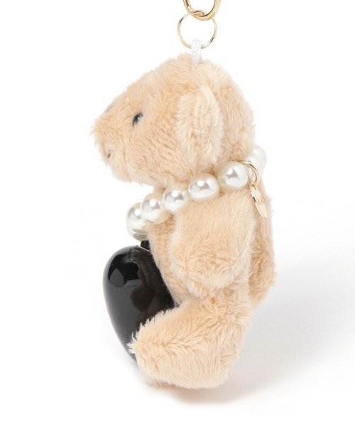 ALAND（エーランド）の「ALAND／クマサンハートチャーム（キーホルダー・レディース・ベージュ・FREE）」の4枚目の写真