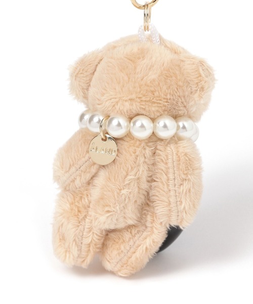 ALAND（エーランド）の「ALAND／クマサンハートチャーム（キーホルダー・レディース・ベージュ・FREE）」の5枚目の写真