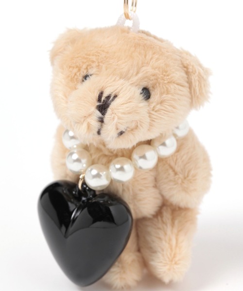 ALAND（エーランド）の「ALAND／クマサンハートチャーム（キーホルダー・レディース・ベージュ・FREE）」の3枚目の写真