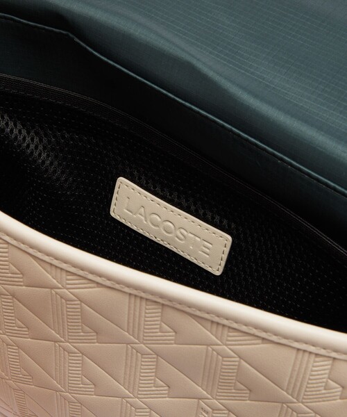 LACOSTE ラコステ モノグラム メッセンジャーバッグ セール】モノグラム スモールメッセンジャーバッグ / ショルダー