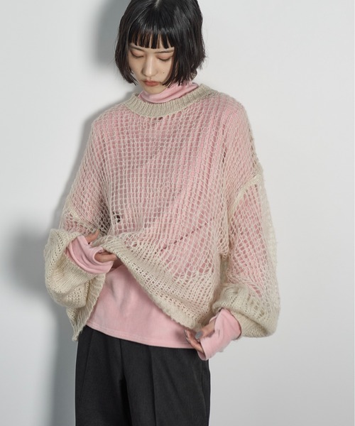 telma ベロアジャージー　トップス　カットソー　ハイネック ハイネックフィンガーホールカフベロアトップス（Tシャツ