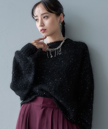 HARE | スパンコールニットプルオーバー(HARE)(ニット/セーター)