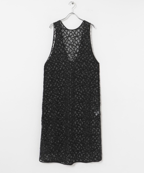 URBAN RESEARCH(アーバンリサーチ)の「コードレースレイヤードワンピース(ワンピース・レディース・オフホワイト/ブラック・FREE)」の17枚目の写真