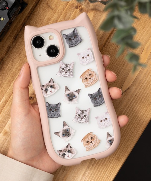Jubilee(ジュビリー)の「ネコ耳xネコ柄 シリコンTPU iPhoneケース 【iPhone11/12/13/14/15対応】(スマホケース/カバー・レディース・その他6/その他4/その他7/その他9/その他12/その他1/その他2/その他3/その他5/その他11/その他8/その他10・iPhone 11/iPhone 12/12 Pro/iPhone 13/iPhone 14/iPhone 15)」の5枚目の写真
