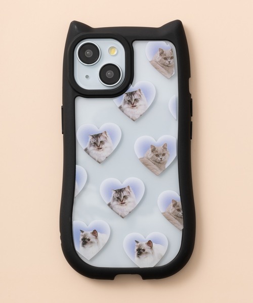 【超美品・未使用】GUCCI 猫デザイン iPhoneケース　X/XS対応 ネコ耳xネコ柄 シリコンTPU iPhoneケース 【iPhone11/12/13/14