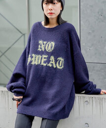 WHIMSIC | 【UNISEX】ロゴニットプルオーバー(ニット/セーター)