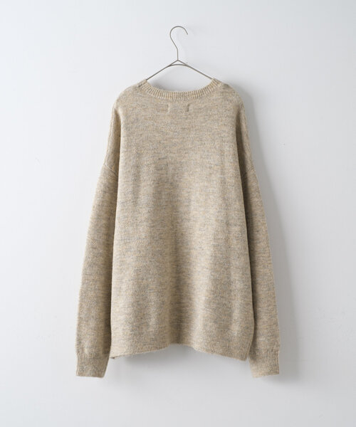 WHIMSIC(ウィムジック)の「【UNISEX】ロゴニットプルオーバー(ニット/セーター・メンズ・チャコールグレー/ブラウン/ネイビー/アイボリー・FREE)」の6枚目の写真