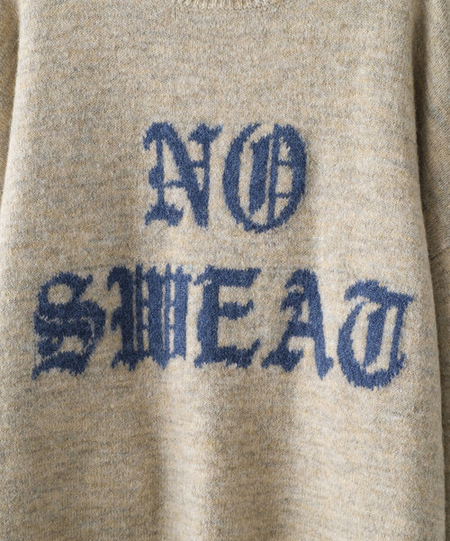 WHIMSIC(ウィムジック)の「【UNISEX】ロゴニットプルオーバー(ニット/セーター・メンズ・チャコールグレー/ブラウン/ネイビー/アイボリー・FREE)」の9枚目の写真