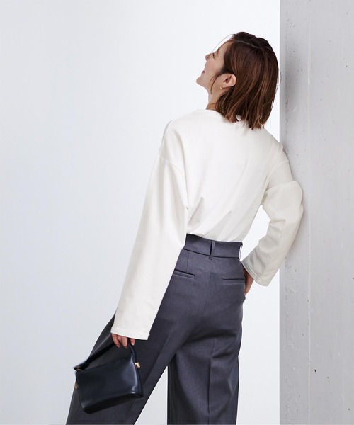 UR'S(ユアーズ)の「フォトロンTシャツ(Tシャツ/カットソー・レディース・オフホワイト/ブラック・M)」の6枚目の写真