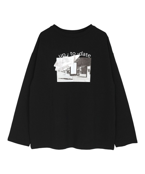 UR'S(ユアーズ)の「フォトロンTシャツ(Tシャツ/カットソー・レディース・オフホワイト/ブラック・M)」の11枚目の写真