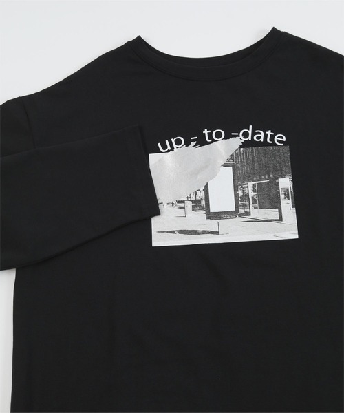 UR'S(ユアーズ)の「フォトロンTシャツ(Tシャツ/カットソー・レディース・オフホワイト/ブラック・M)」の12枚目の写真